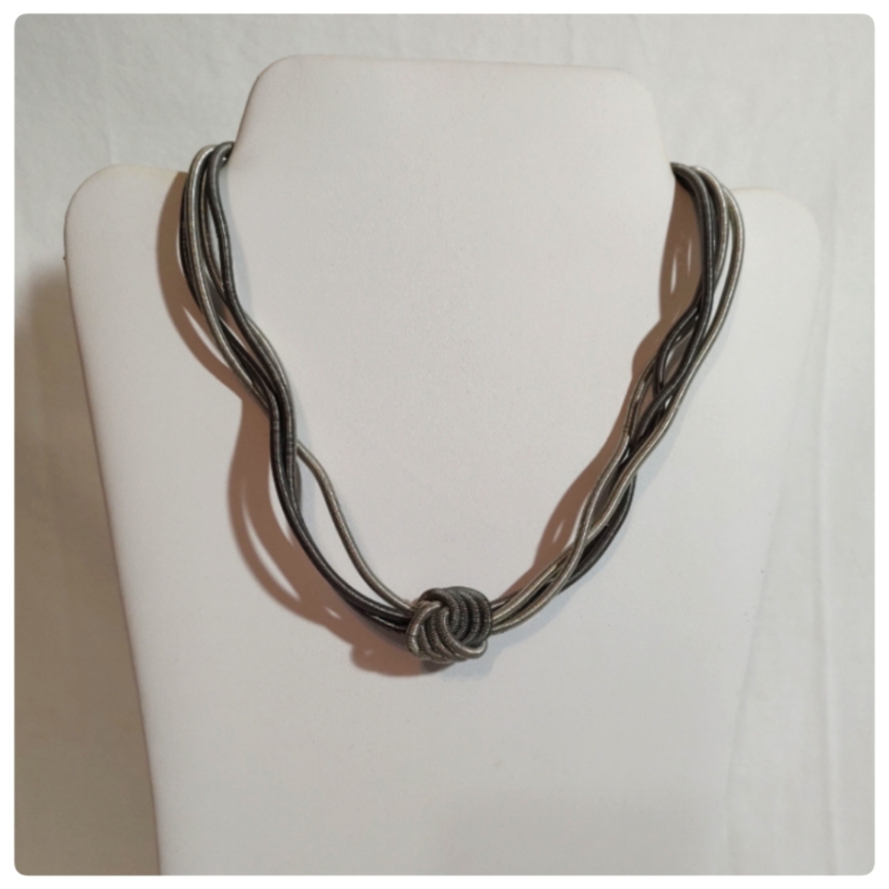 BOGO Sea Lily Piano Wire Knot Necklace